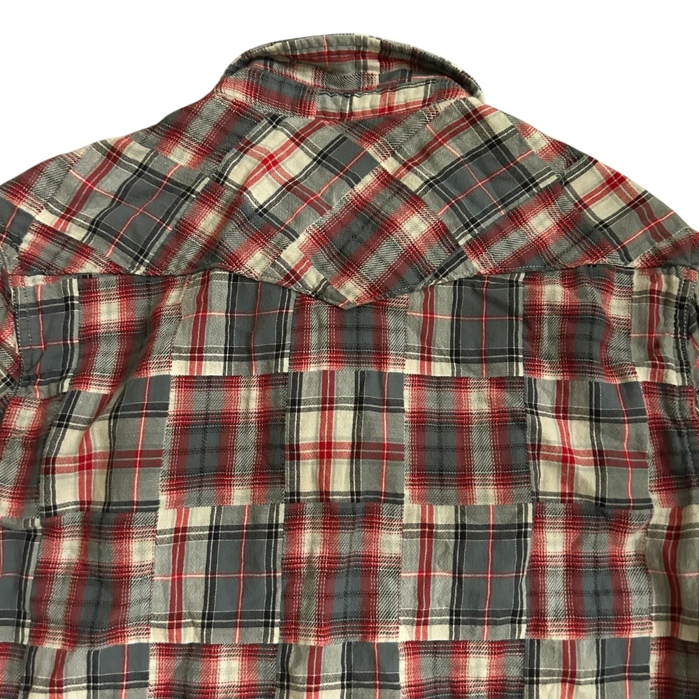 Lucky Brand Mens Shirt Medium Sportswear Distinctive Western Pearl Snaps Country - Picture 4 of 7